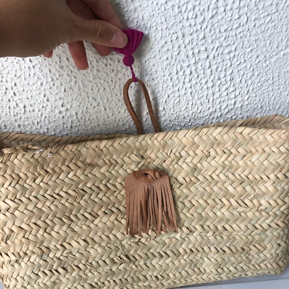 Anthropologie Mindy Living Woven Basket Clutch - Picture 6 of 7